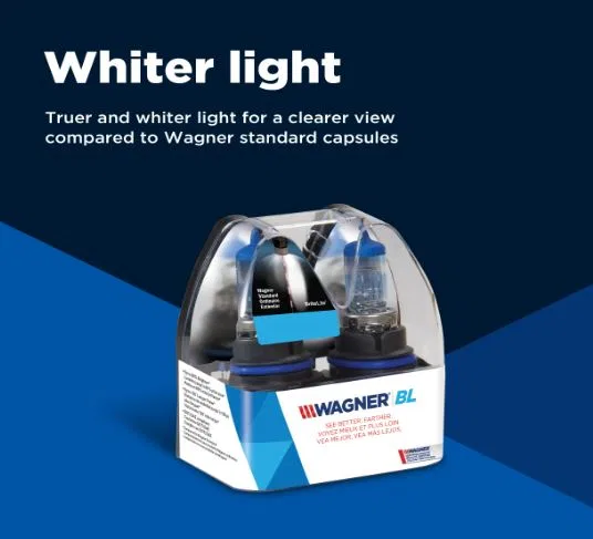 BP9005XSBLX2 – WAGNER Headlight Bulb, OE Replacement 9005 Halogen Bulb White Beam Color Set of 2